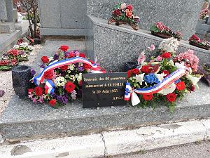 2019 08 20 CIMETIERE DE LA VALETTE DU VAR  HOMMAGE AUX VICTIMES DU MASSACRE D EL HALIA EN 1955
